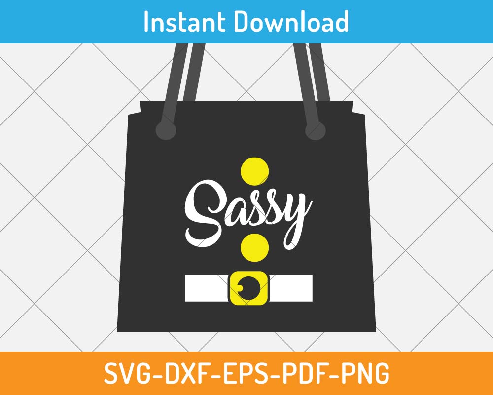 Sassy SVG Print-ready Digital Cutting File for Cricut and Silhouette ...