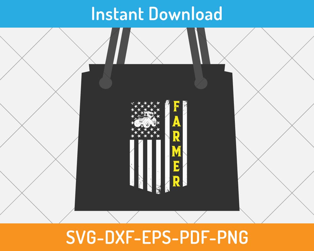 Farmer SVG Print-ready Digital Cutting File for Cricut and Silhouette ...