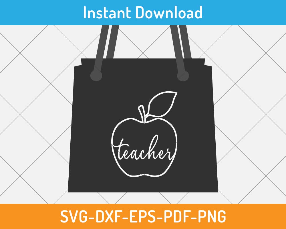 Teacher SVG Print-ready Digital Cutting File for Cricut and Silhouette ...