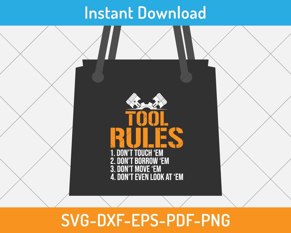 Mechanic Tool Rules SVG Print-ready Digital Cutting File for Cricut and ...